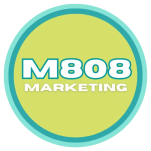 M808 Marketing digital marketing agency logo